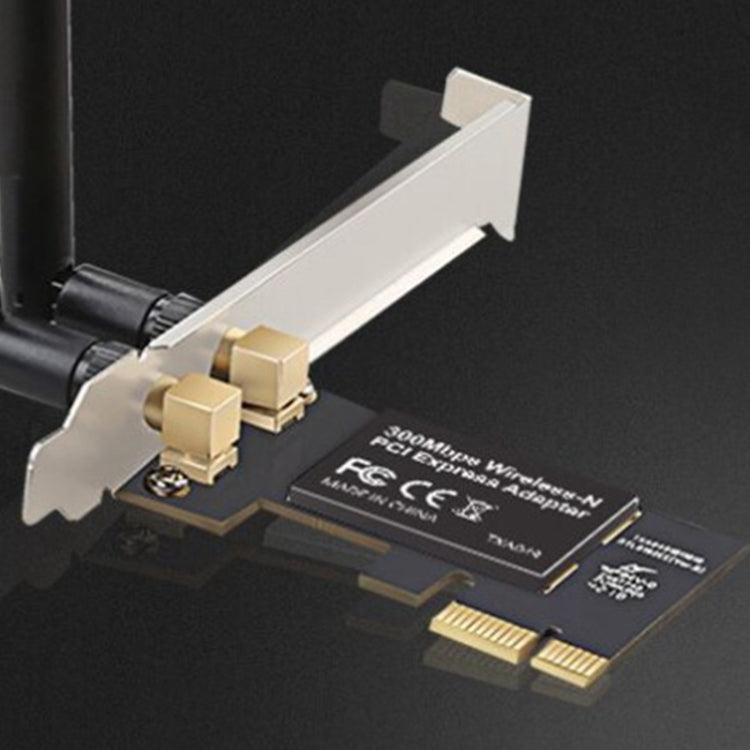 300M Dual Frequency Wifi Receiver Wireless PCI-E Network Card