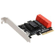 PCIe to SATA 3.0 6G Expansion Card - Add-on Cards by PMC TechLife | Online Shopping South Africa | PMC TechLife | Buy Now Pay Later Mobicred