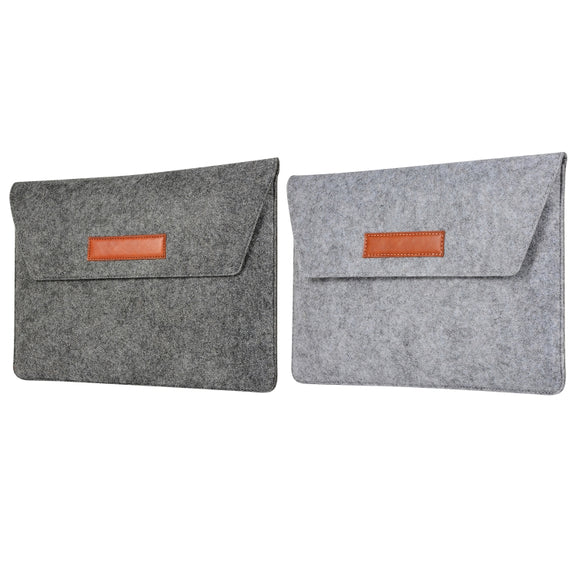Felt Liner Bag Computer Bag Notebook Protective Cover For 13 inch(Grey)