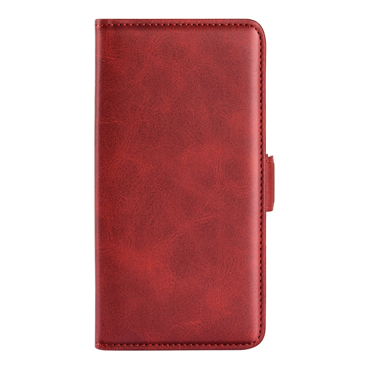 For Google Pixel 6a Dual-side Magnetic Buckle Leather Phone Case(Red)