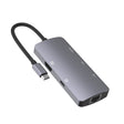 UC910 6-in-1 Type-C to HD+PD3.0+RJ45+USB3.0+USB2.0 x 2 Hub Adapter - USB HUB by PMC TechLife | Online Shopping South Africa | PMC TechLife | Buy Now Pay Later Mobicred