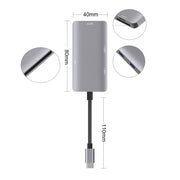 5 in 1 Data Read HUB Adapter with SD / TF / CF Card, Dual USB3.0 Ports