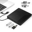 USB 3.0 & Type-C DVD Drive Player External Optical Drive - Rewritable Drive by PMC TechLife | Online Shopping South Africa | PMC TechLife | Buy Now Pay Later Mobicred