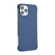 For iPhone 12 Pro Max ENKAY Matte Frameless Hard PC Case(Dark Blue)