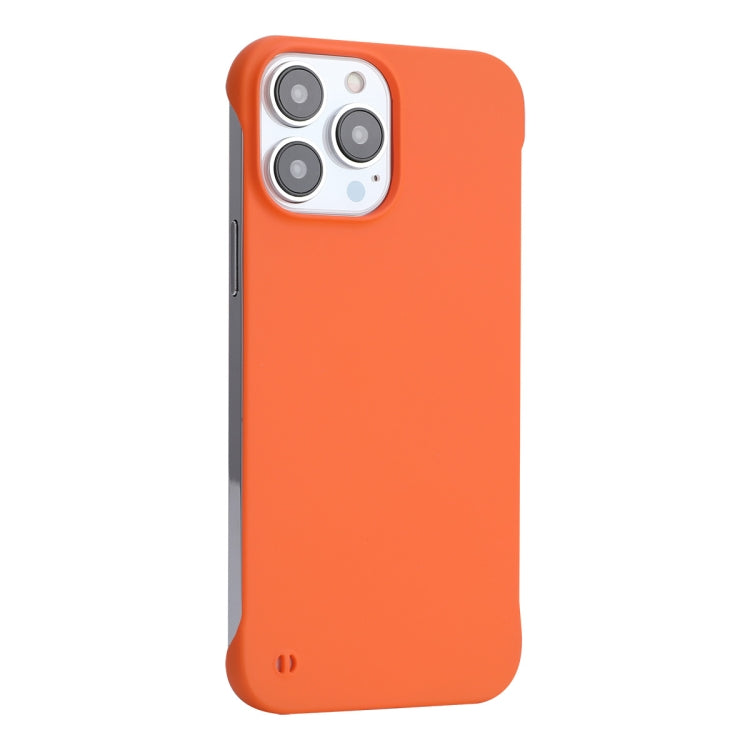 For iPhone 12 Pro Max ENKAY Matte Frameless Hard PC Case(Orange)