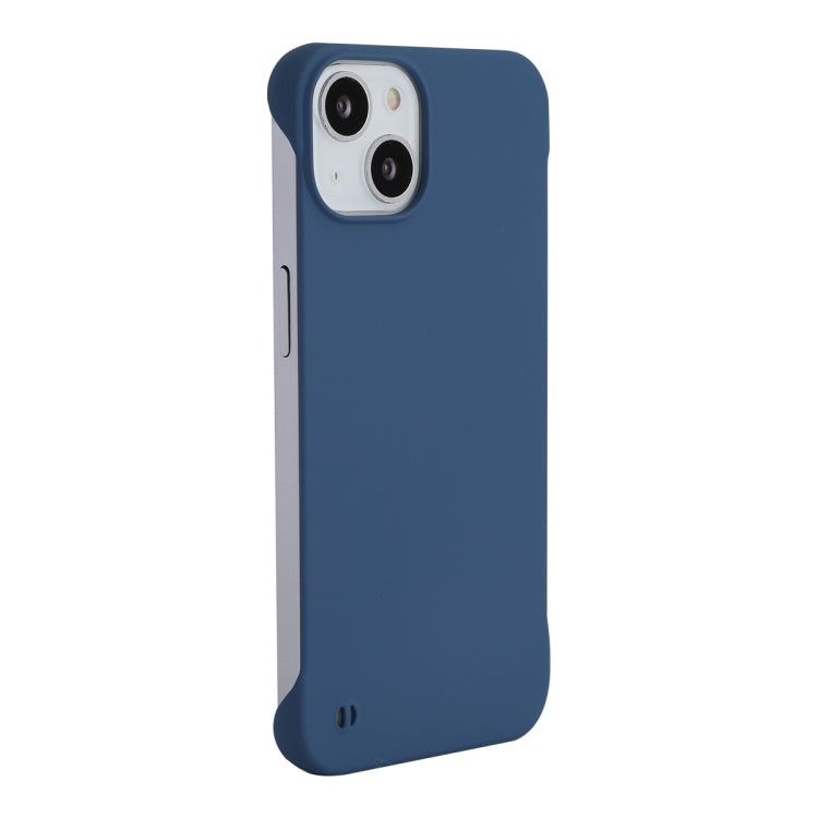 For iPhone 13 ENKAY Matte Frameless PC Phone Case(Dark Blue)
