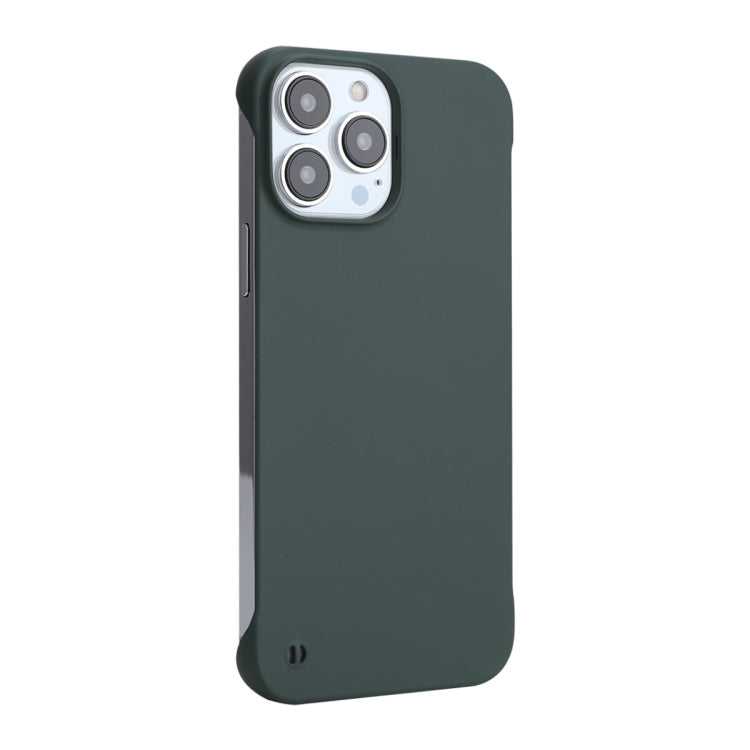 For iPhone 13 Pro ENKAY Matte Frameless Hard PC Case (Dark Green)