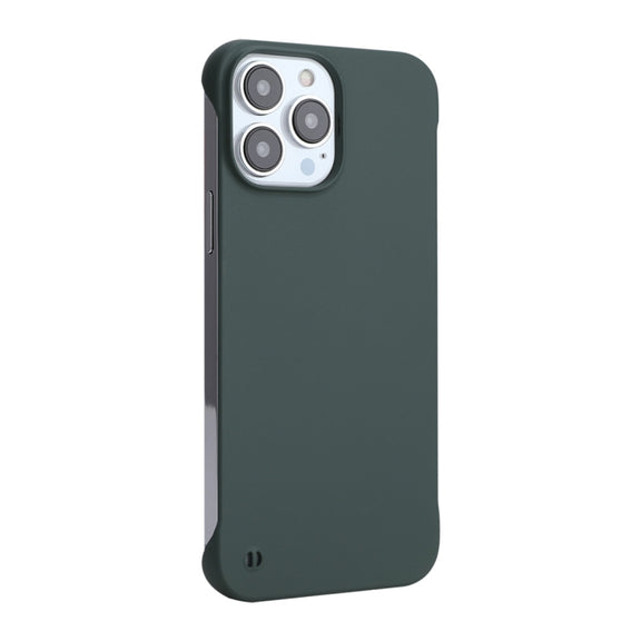 For iPhone 13 Pro ENKAY Matte Frameless Hard PC Case (Dark Green)