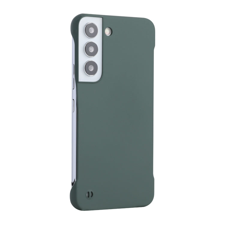 For Samsung Galaxy S22 5G ENKAY Matte Frameless Hard PC Case(Dark Green)