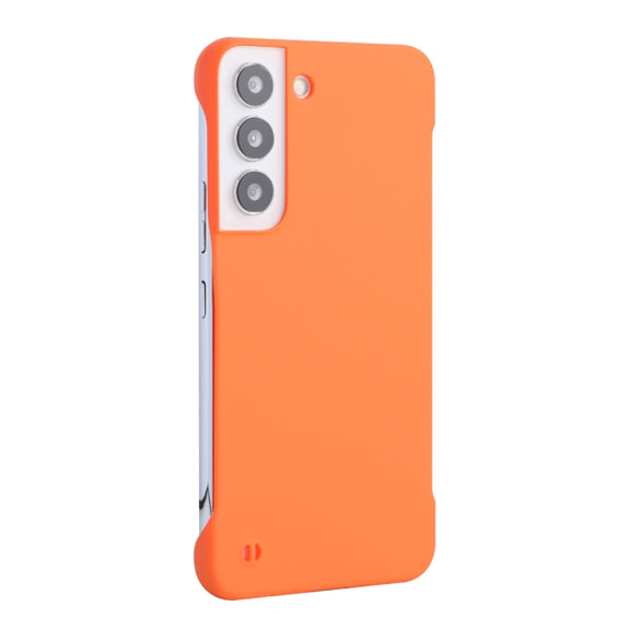 For Samsung Galaxy S22 5G ENKAY Matte Frameless Hard PC Case(Orange)