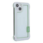 For iPhone 13 ENKAY Frameless Hollow Shockproof PC Case(White)
