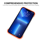 For iPhone 13 ENKAY Frameless Hollow Shockproof PC Case(White)