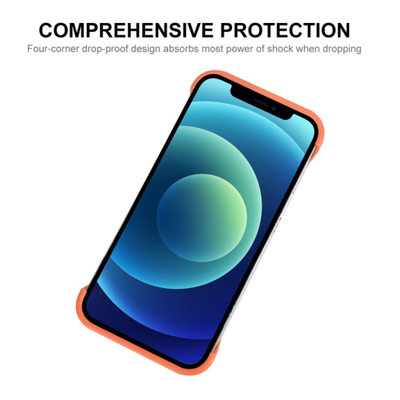 For iPhone 12 Pro Max ENKAY Frameless Hollow Shockproof PC Case(Blue)