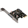 USB 3.1 Type-C PCIe to Type-C and Type A 3.0 Expansion Card USB PCI Express Riser Card - Add-on Cards by PMC TechLife | Online Shopping South Africa | PMC TechLife | Buy Now Pay Later Mobicred