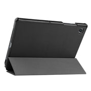 For Samsung Galaxy Tab A8 10.5 2021 ENKAY Custer Texture Leather Smart Tablet Case(Black)