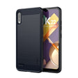 For LG K22 / K22 Plus MOFI Gentleness Brushed Carbon Fiber Soft TPU Case(Blue) - LG by MOFI | Online Shopping South Africa | PMC TechLife | Buy Now Pay Later Mobicred