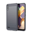 For LG K22 / K22 Plus MOFI Gentleness Brushed Carbon Fiber Soft TPU Case(Gray) - LG by MOFI | Online Shopping South Africa | PMC TechLife | Buy Now Pay Later Mobicred
