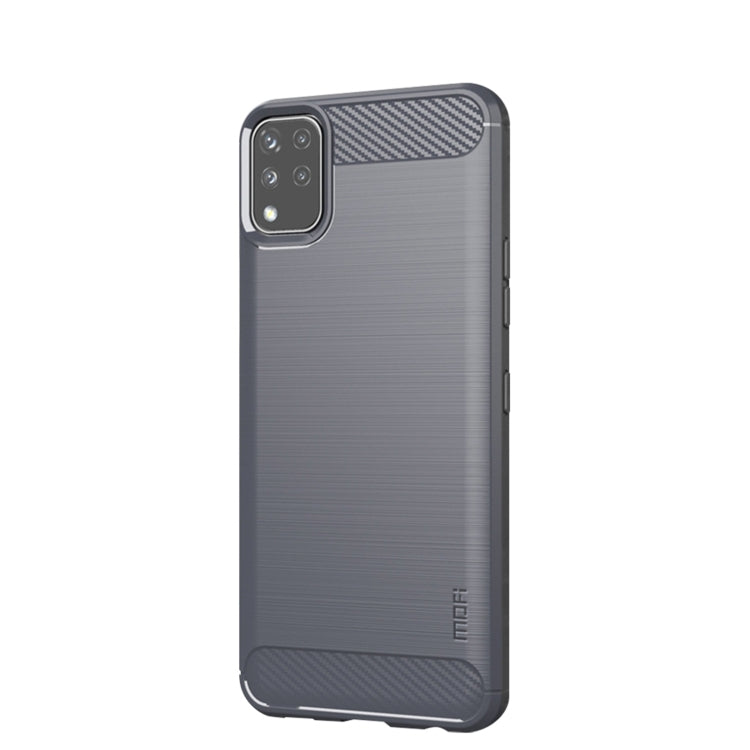 For LG K42 MOFI Gentleness Brushed Carbon Fiber Soft TPU Case(Gray)
