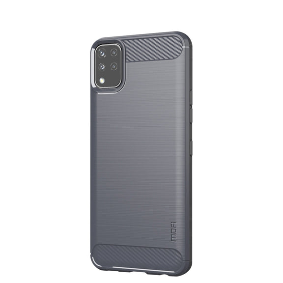For LG K42 MOFI Gentleness Brushed Carbon Fiber Soft TPU Case(Gray)