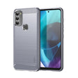 For Motorola Moto G71 5G MOFI Gentleness Brushed Carbon Fiber Soft TPU Case(Gray) - Motorola Cases by MOFI | Online Shopping South Africa | PMC TechLife | Buy Now Pay Later Mobicred