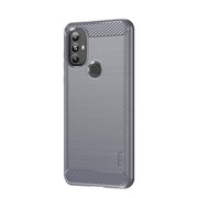For Motorola Moto G Power 2022 MOFI Gentleness Brushed Carbon Fiber Soft TPU Case(Gray)