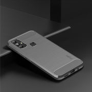 For Motorola Moto G Power 2022 MOFI Gentleness Brushed Carbon Fiber Soft TPU Case(Gray)