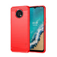 For Nokia G50 MOFI Gentleness Brushed Carbon Fiber Soft TPU Case(Red) - Nokia Cases by MOFI | Online Shopping South Africa | PMC TechLife | Buy Now Pay Later Mobicred