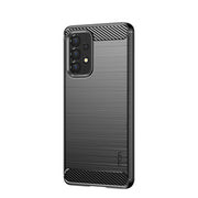 For Samsung Galaxy A53 5G MOFI Gentleness Brushed Carbon Fiber Soft TPU Case(Black)