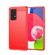 For Samsung Galaxy A53 5G MOFI Gentleness Brushed Carbon Fiber Soft TPU Case(Red) - free shipping - PMC TechLife - Order now!