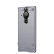 For Sony Xperia Pro-I MOFI Gentleness Brushed Carbon Fiber Soft TPU Case(Grey)
