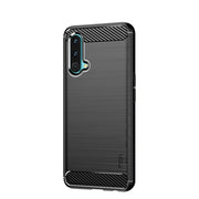 For OnePlus Nord CE 5G MOFI Gentleness Brushed Carbon Fiber Soft TPU Case(Black)
