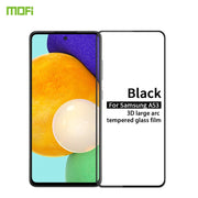 For Samsung Galaxy A53 5G MOFI 9H 3D Explosion-proof Tempered Glass Film(Black)