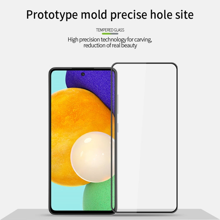 For Samsung Galaxy A53 5G MOFI 9H 3D Explosion-proof Tempered Glass Film(Black)