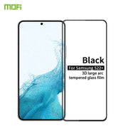 For Samsung Galaxy S22+ 5G MOFI 9H 3D Explosion-proof Tempered Glass Film(Black)