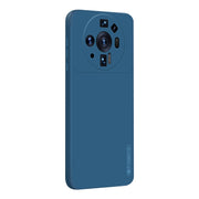 For Xiaomi 12S Ultra PINWUYO Sense Series Liquid Silicone TPU Mobile Phone Case(Blue)