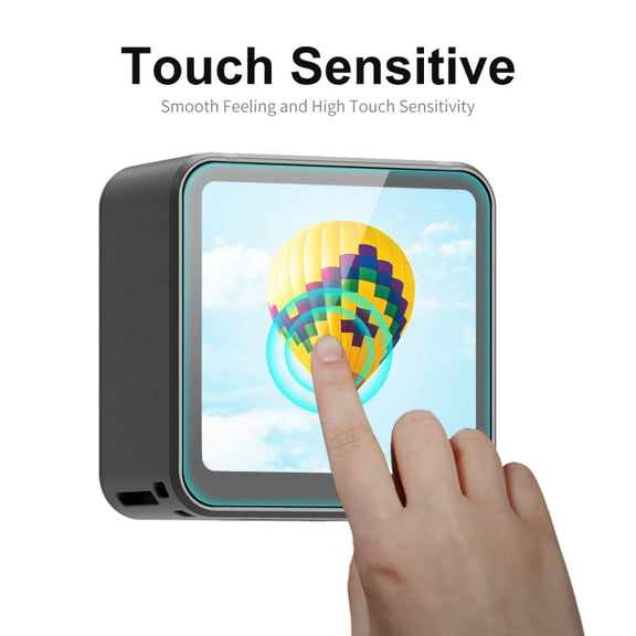 For DJI Action 2 ENKAY 0.2mm 9H Tempered Glass Screen Film, Version:Dual-Screen Combo