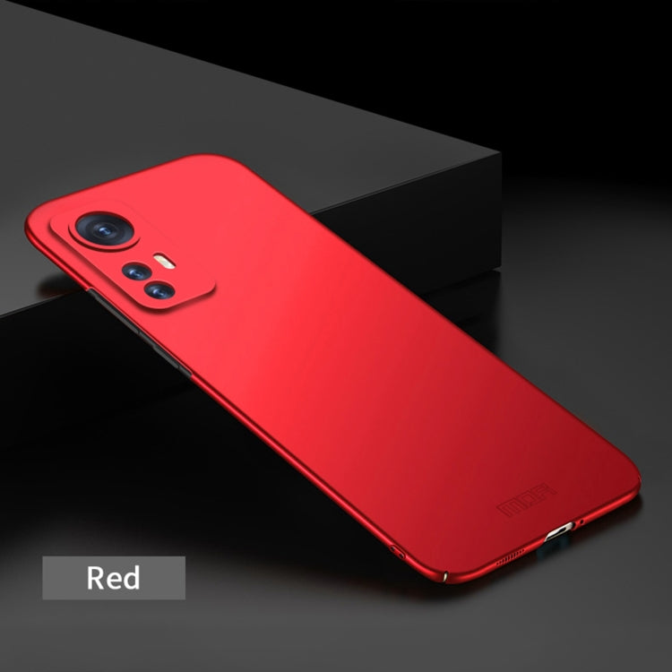 For Xiaomi 12 Pro MOFI Frosted PC Ultra-thin Hard Phone Case(Red)