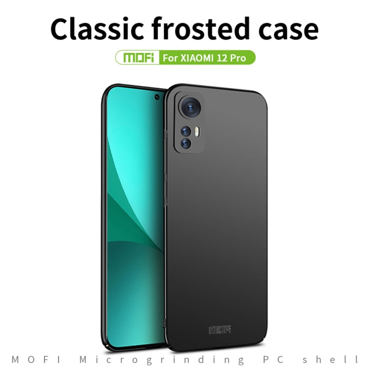 For Xiaomi 12 Pro MOFI Frosted PC Ultra-thin Hard Phone Case(Red)