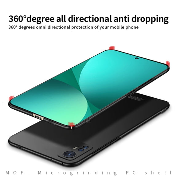 For Xiaomi 12 Pro MOFI Frosted PC Ultra-thin Hard Phone Case(Red)