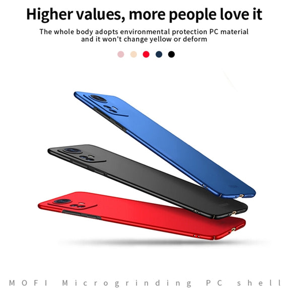 For Xiaomi 12 Pro MOFI Frosted PC Ultra-thin Hard Phone Case(Red)