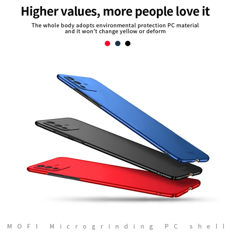 For vivo S12 Pro MOFI Frosted PC Ultra-thin Hard Phone Case(Blue)