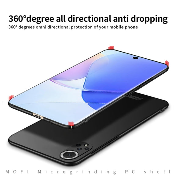 For Huawei Nova 9 MOFI Frosted PC Ultra-thin Hard Phone Case(Black)