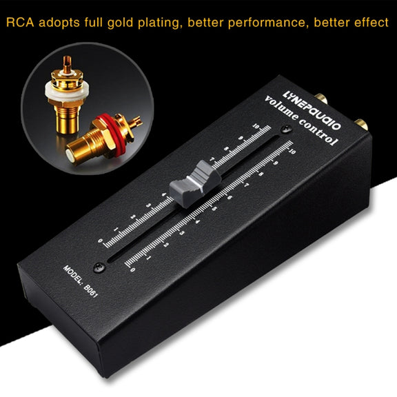 Passive Preamp Source Loudspeaker Box RCA No Power Volume Adjustment Controller