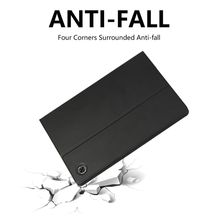 For Samsung Galaxy Tab A8 10.5 2021 X200/X205 ENKAY Leather Stand Smart Tablet Case(Black)