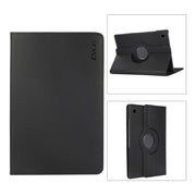 For Samsung Galaxy Tab A8 10.5 2021 X200/X205 ENKAY 360 Degree Rotation Litchi Leather Smart Case(Black)