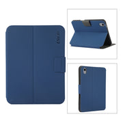 For iPad mini 2024 / mini 6 ENKAY Leather Stand Smart Tablet Case(Dark Blue)