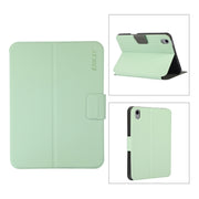 For iPad mini 2024 / mini 6 ENKAY Leather Stand Smart Tablet Case(Light Green)