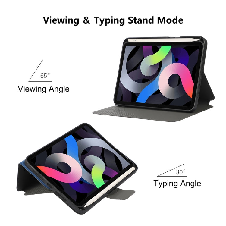 For iPad mini 2024 / mini 6 ENKAY Leather Stand Smart Tablet Case(Black)