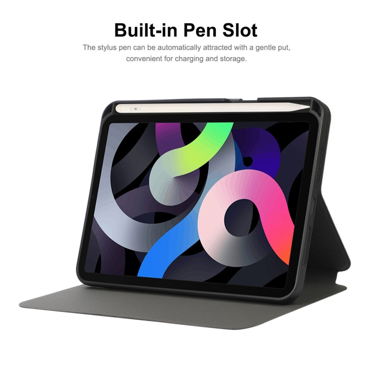 For iPad mini 2024 / mini 6 ENKAY Leather Stand Smart Tablet Case(Black)