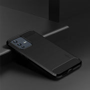 For vivo V23 5G/S12 MOFI Gentleness Series Brushed Texture Carbon Fiber Soft TPU Phone Case(Black)